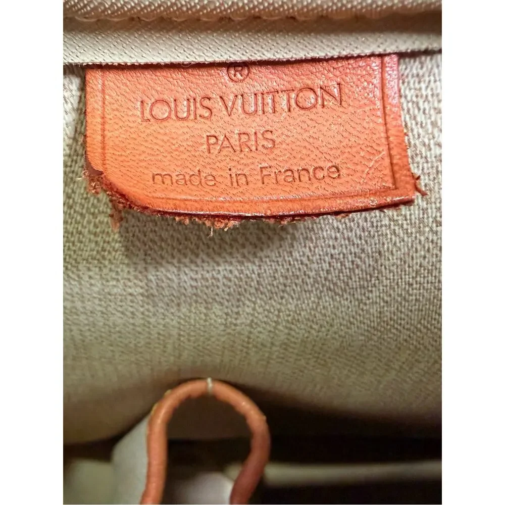 Louis Vuitton Deauville M47270 Monogram Bag + Lock+ Key #323